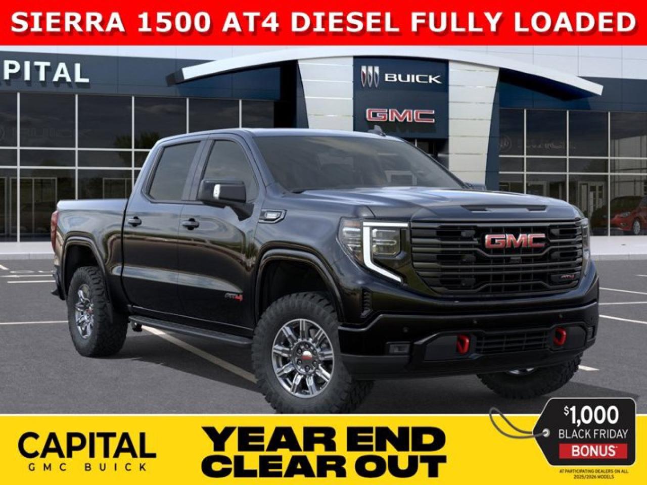 New 2026 GMC Sierra 1500 Crew Cab AT4 for sale in Edmonton, AB