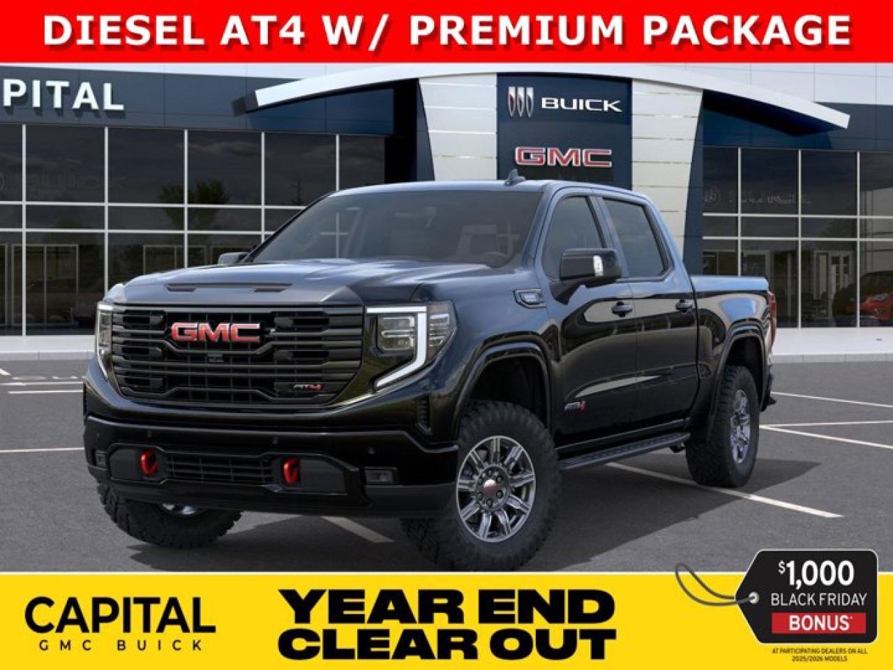 New 2026 GMC Sierra 1500 Crew Cab AT4 for sale in Edmonton, AB