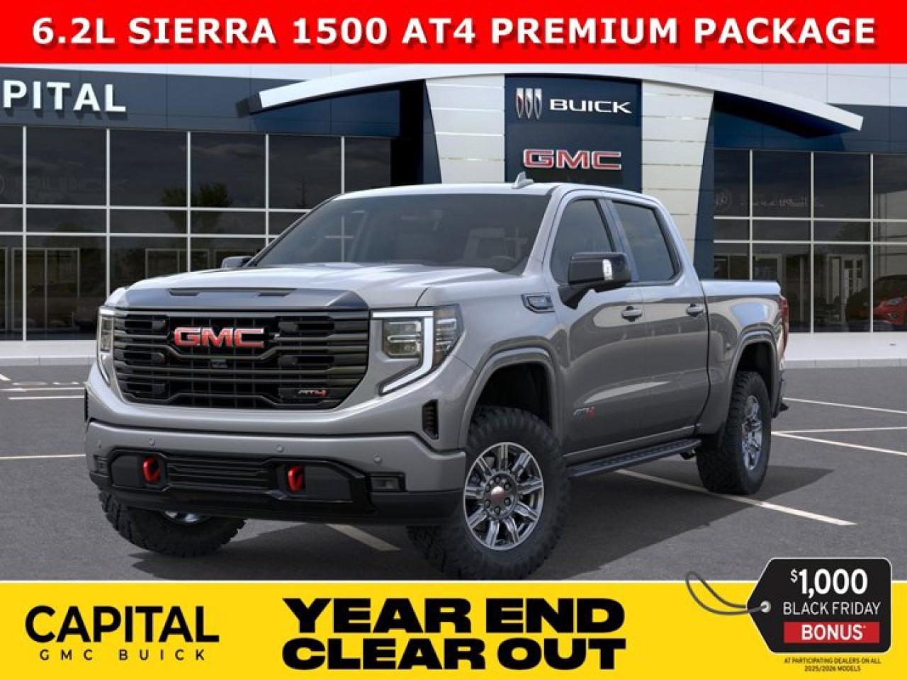 New 2026 GMC Sierra 1500 Crew Cab AT4 for sale in Edmonton, AB