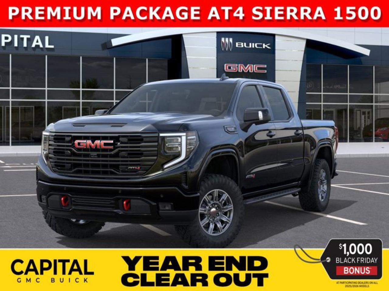 New 2026 GMC Sierra 1500 Crew Cab AT4 for sale in Edmonton, AB