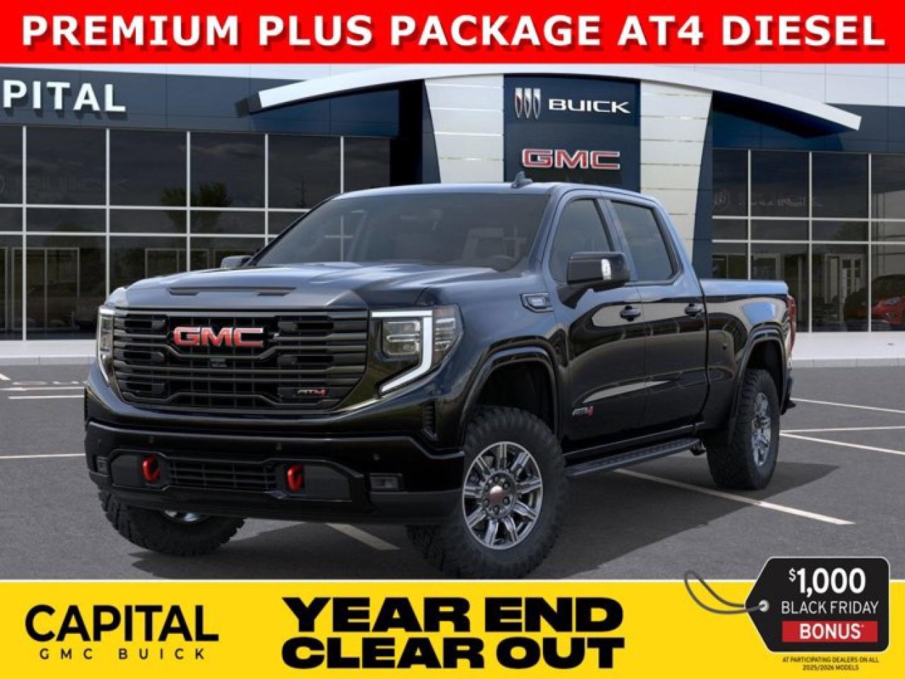 New 2026 GMC Sierra 1500 Crew Cab AT4 for sale in Edmonton, AB