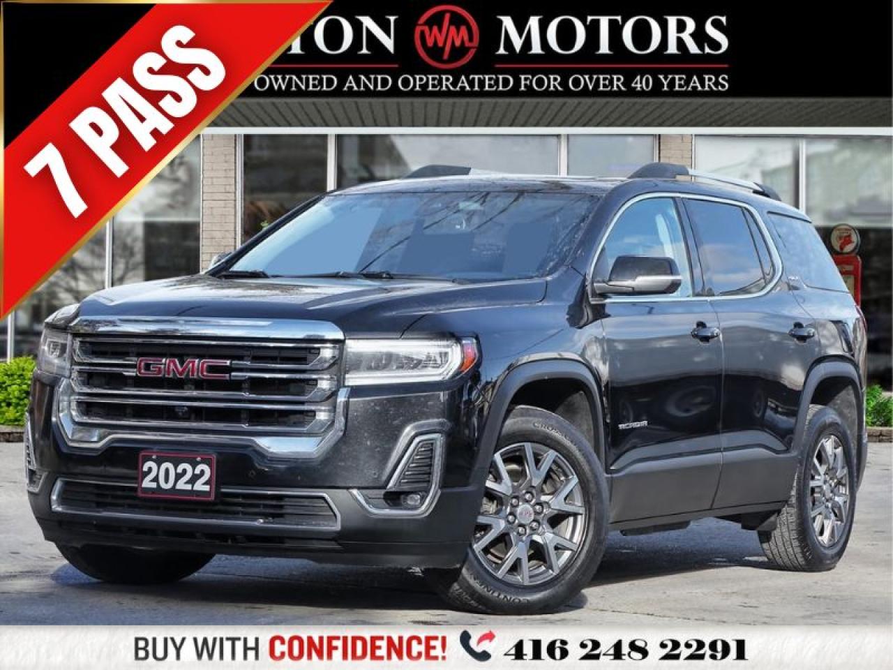 2022 GMC Acadia SLT*AWD*NAVI*LEATHER*REVCAM*HEATED WHEEL*PAN ROOF