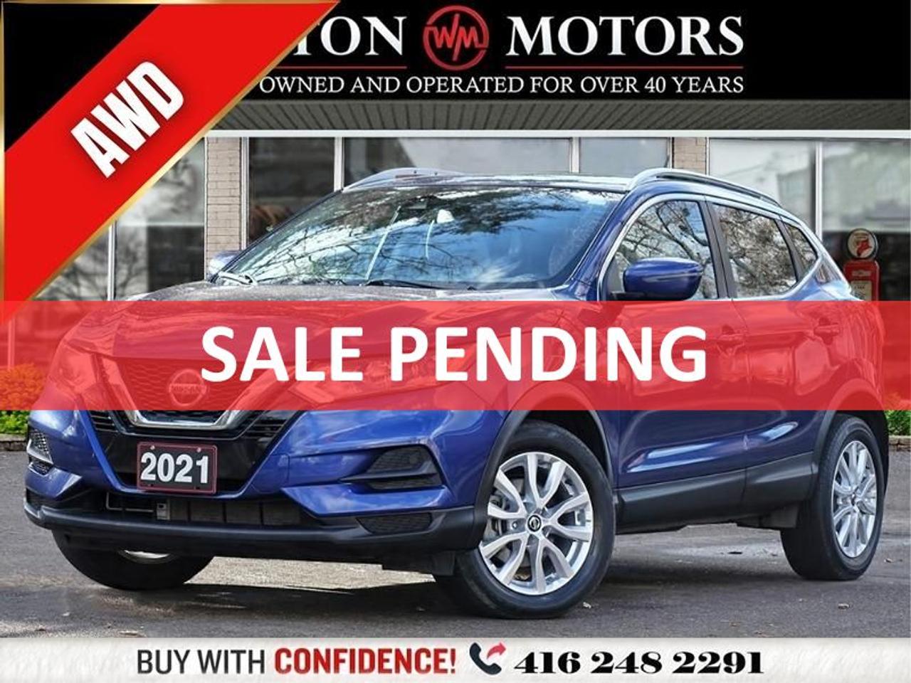 2021 Nissan Qashqai AWD*SV*HEATED SEATS*REVCAM*SUNROOF*HEATED WHEEL