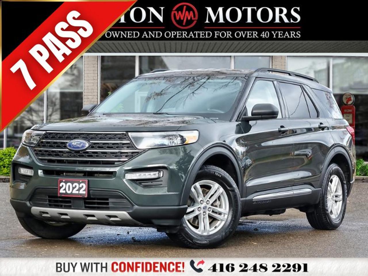 2022 Ford Explorer AWD*XLT*REVCAM*7 PASS*LEATHER*HEATED SEATS&WHEEL Photo0
