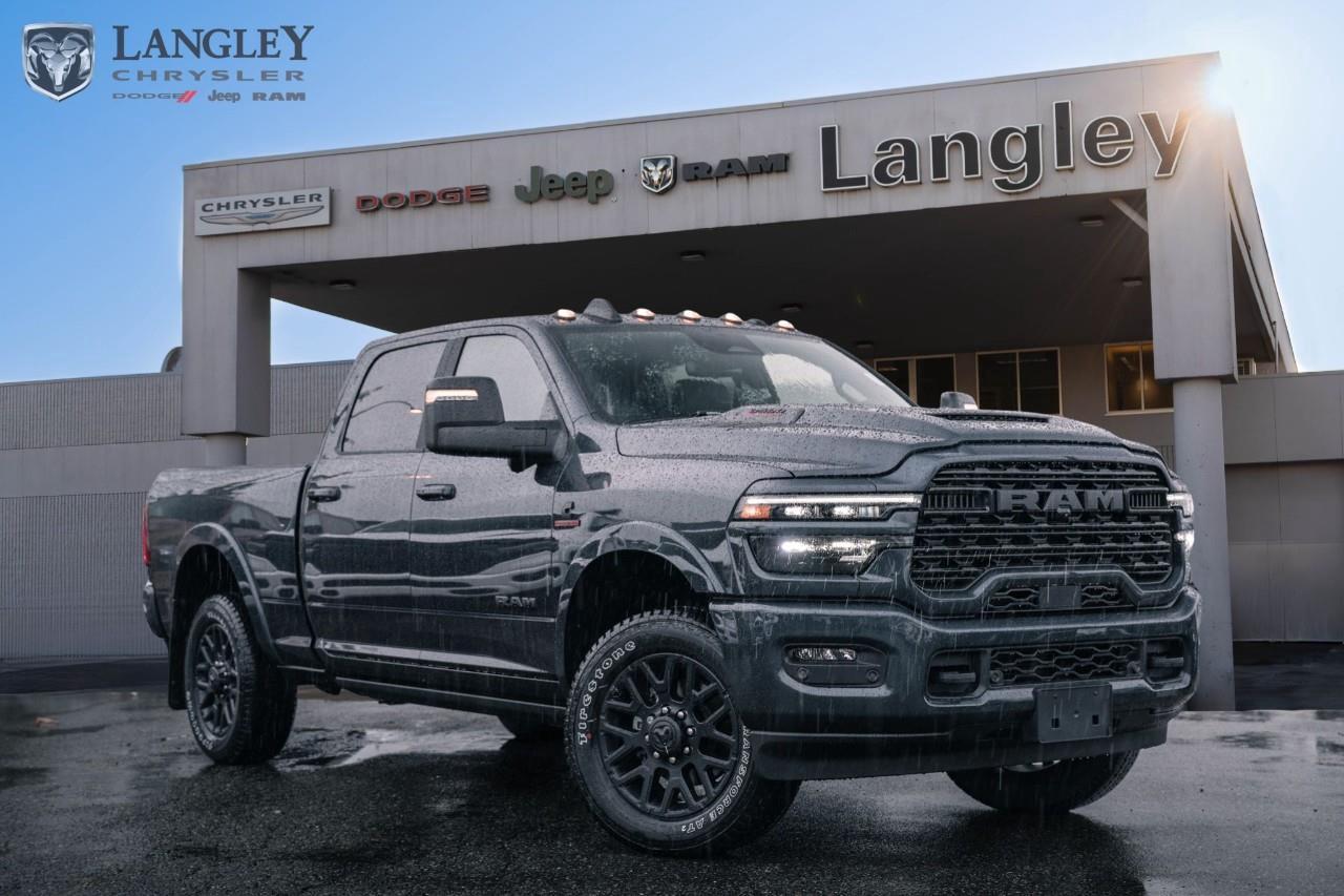 <p><strong>2026 RAM 3500 LIMITED 4X4 CREW CAB 6'4" BOX</strong></p><p>The pinnacle of heavy-duty luxury, combining a sophisticated leather-lined cabin with the extreme pulling power of the High-Output Cummins turbo diesel engine.</p><ul><li><p><strong>Engine</strong>: 6.7L High-Output Cummins Turbo Diesel I6</p></li><li><p><strong>Horsepower</strong>: 430 hp</p></li><li><p><strong>Torque</strong>: 1,075 lb-ft</p></li><li><p><strong>Max Towing</strong>: Up to 36,610 lbs (Gooseneck)</p></li><li><p><strong>Drivetrain</strong>: 4x4 with TorqueFlite HD 8-Speed Automatic</p></li></ul><p>Come book a test drive at Langley Chrysler, conveniently located in Langley, British Columbia.</p>*All new vehicle purchases are plus the PDI accessory installs and any price increases provided by the manufacturer. For trucks the accessories will include wheel locks, spray-in liners, and mud flaps. For all other vehicles, wheel locks are standard, other equipment may apply. Confirm with the dealer.

<p>*All prices are net of all manufacturer incentives and/or rebates and are subject to change by the manufacturer without notice. All prices plus applicable taxes, applicable environmental recovery charges, documentation of $599 and full tank of fuel surcharge of $76 if a full tank is chosen.<br />Other items available that are not included in the above price:<br />Tire & Rim Protection and Key fob insurance starting from $599<br />Service contracts (extended warranties) for up to 7 years and 200,000 kms starting from $599<br />Custom vehicle accessory packages, mudflaps and deflectors, tire and rim packages, lift kits, exhaust kits and tonneau covers, canopies and much more that can be added to your payment at time of purchase<br />Undercoating, rust modules, and full protection packages starting from $199<br />Flexible life, disability and critical illness insurances to protect portions of or the entire length of vehicle loan?im?im<br />Financing Fee of $500 when applicable<br />Prices shown are determined using the largest available rebates and incentives and may not qualify for special APR finance offers. See dealer for details. This is a limited time offer.</p>
