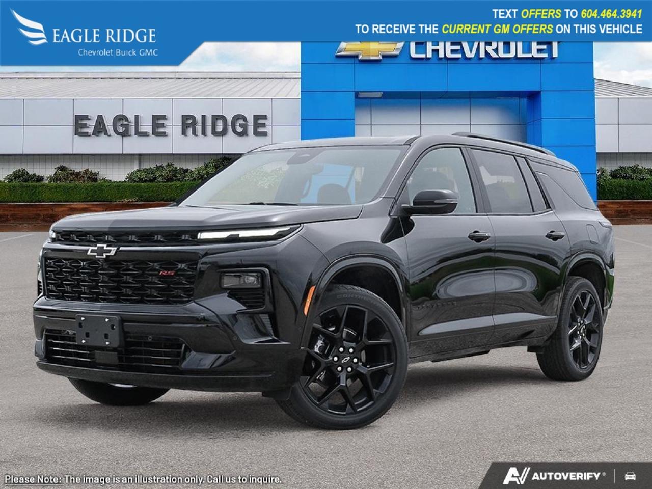 New 2026 Chevrolet Traverse RS for sale in Coquitlam, BC