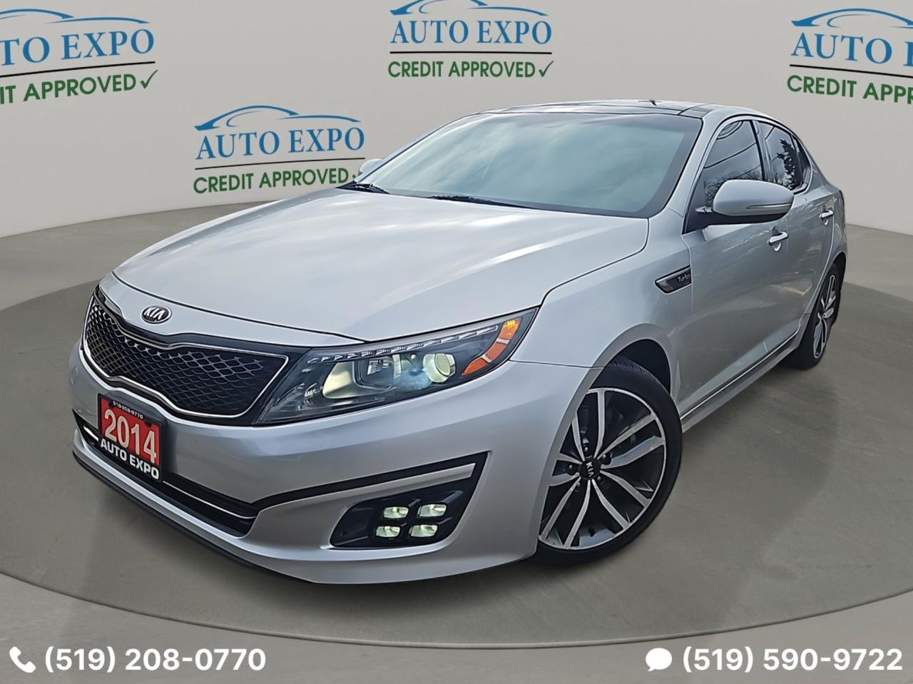 2014 Kia Optima SX Turbo,Low Km's,Fully Loaded,Certified,GPS,Fods
