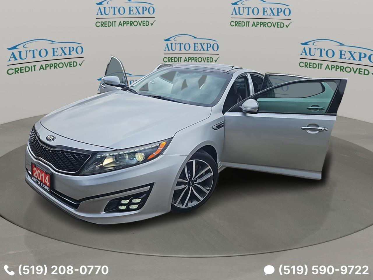 2014 Kia Optima SX Turbo,Low Km's,Fully Loaded,Certified,GPS,Fods