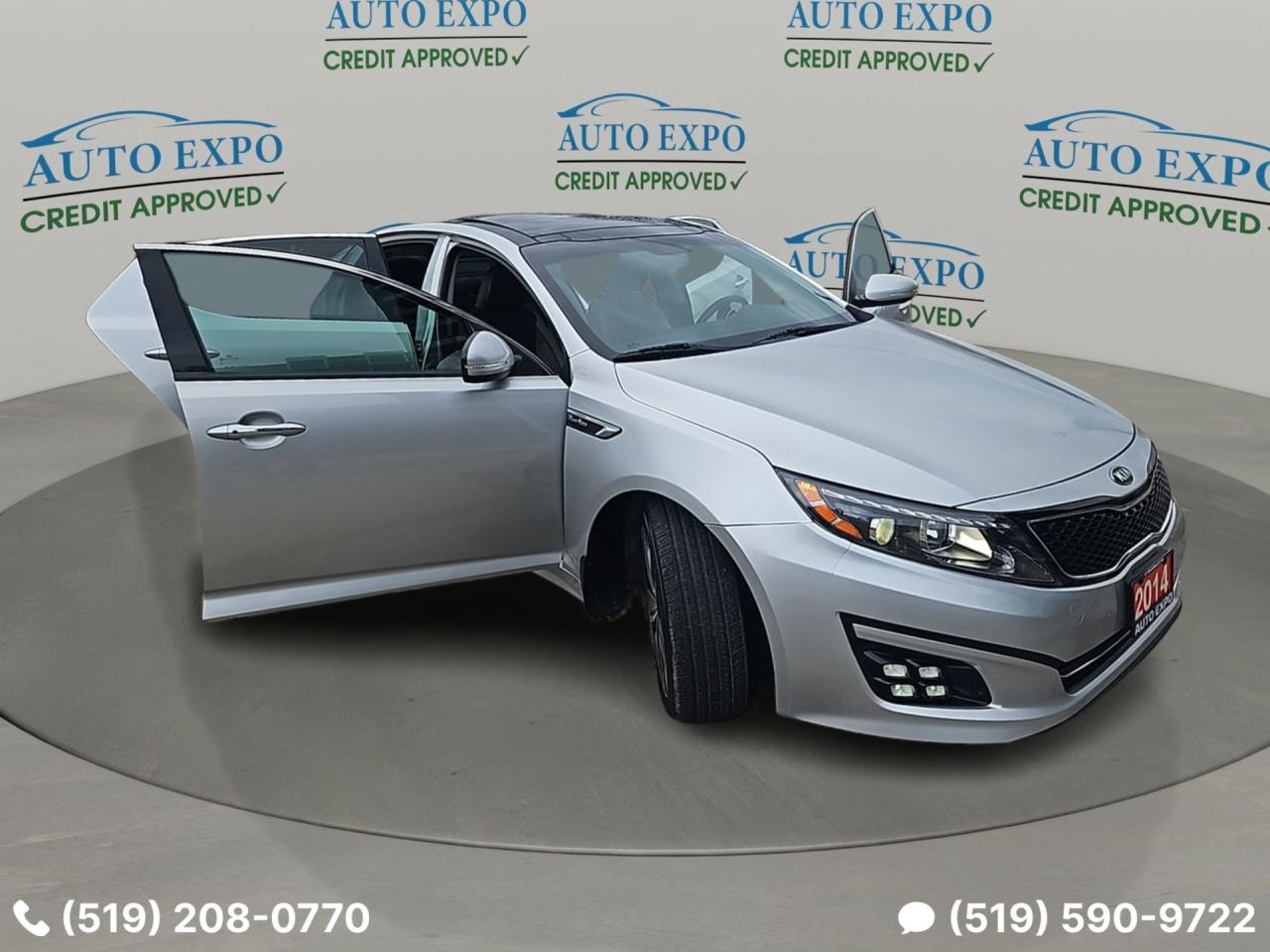 2014 Kia Optima SX Turbo,Low Km's,Fully Loaded,Certified,GPS,Fods