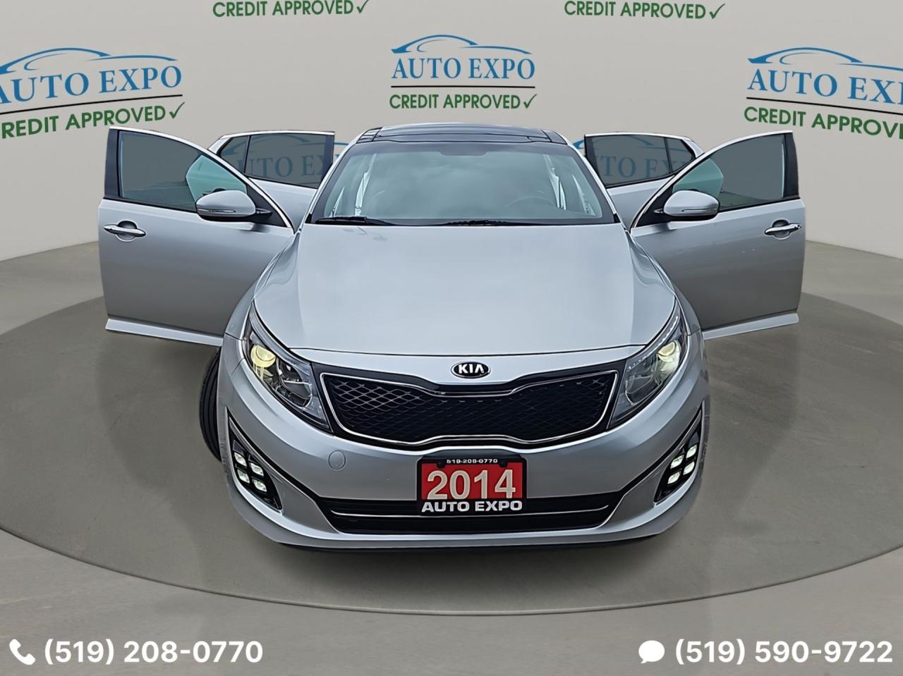 2014 Kia Optima SX Turbo,Low Km's,Fully Loaded,Certified,GPS,Fods