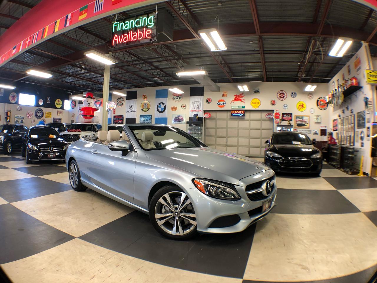 2018 Mercedes-Benz C-Class C 300 4MATIC CABRIOLET LEATHER CAMERA B/SPOT