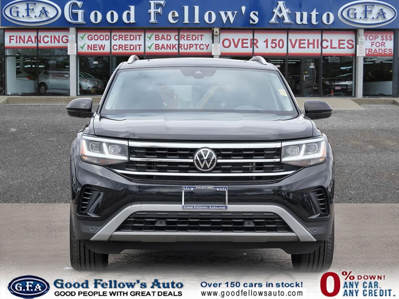 2022 Volkswagen Atlas HIGHLINE MODEL, AWD, 7 PASSENGER, LEATHER SEATS, P Photo2