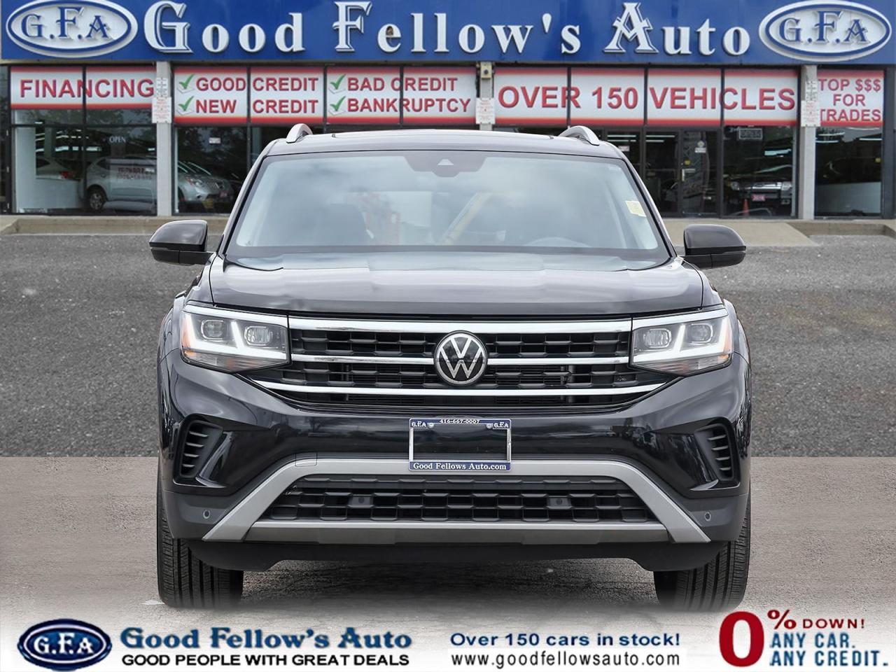 2022 Volkswagen Atlas HIGHLINE MODEL, AWD, 7 PASSENGER, LEATHER SEATS, P - Photo #2