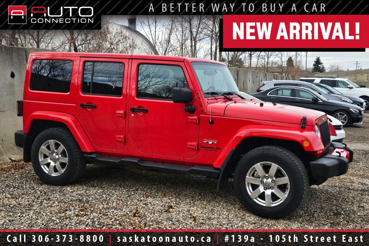 Used 2017 Jeep Wrangler Unlimited Sahara - LOW KMS - DUAL TOP - REMOTE START - NAVIGATION for sale in Saskatoon, SK
