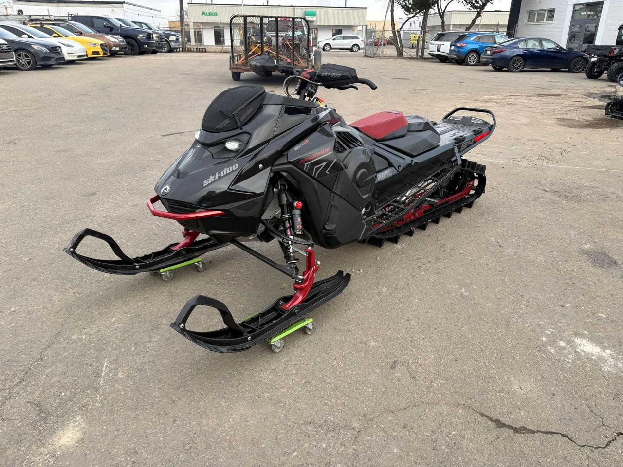 <p data-start=110 data-end=445>The 2023 Ski-Doo Freeride 850 E-TEC Turbo 154 is built for riders who crave power, precision, and deep-snow domination. Equipped with the 850 E-TEC Turbocharged engine delivering up to 165 horsepower, this mountain sled delivers explosive performance and responsive control for high-altitude climbs and backcountry adventure.</p><p data-start=110 data-end=445>&nbsp;</p><p data-start=447 data-end=765>Built on the REV Gen5 platform, the Freeride 154 offers a lighter, stronger chassis with refined ergonomics and improved handling. The tMotion XT rear suspension and KYB PRO 40 EA-3 shocks provide unmatched stability and control, letting you charge through big hits and technical terrain with confidence.</p><p data-start=447 data-end=765>&nbsp;</p><p data-start=767 data-end=1034>The PowderMax Light 3.0-inch lug track and 154-inch length deliver optimal flotation and traction in the deepest snow, while the narrow running boards and open toe-hold design give riders the freedom to move effortlessly when sidehilling or carving.</p><p data-start=767 data-end=1034>&nbsp;</p><p data-start=1036 data-end=1191>Additional highlights include a premium digital display, LED lighting, and the Freeride&rsquo;s signature bold styling that stands out on any mountain.</p><p data-start=74 data-end=421>&nbsp;</p><p data-start=1193 data-end=1284>Contact us today to learn more about financing, trade-ins, or delivery across Canada!</p>