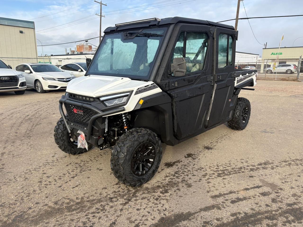 <p data-start=103 data-end=448>The 2026 AODES WorkCross 1000 6HVAC Crew is built for maximum capability, comfort, and passenger space, delivering serious performance for job sites, farms, and year-round adventures. Powered by a 963cc V-Twin engine, it provides strong horsepower and torque to handle hauling, towing, and challenging off-road terrain with confidence.</p><p data-start=103 data-end=448>&nbsp;</p><p data-start=450 data-end=832>Purpose-built for all-season use, the WorkCross 6HVAC Crew features a fully enclosed cab with heat and air conditioning, keeping all six passengers comfortable in any weather conditions. Electronic Power Steering (EPS) ensures easy maneuvering, while independent double A-arm suspension and generous ground clearance provide a smooth, stable ride across uneven ground.</p><p data-start=450 data-end=832>&nbsp;</p><p data-start=834 data-end=1187>Equipped with 27-inch all-terrain tires on 14-inch aluminum wheels, selectable 2WD/4WD with front and rear differential locks, and a 4,500-lb factory-installed winch, this machine is ready for demanding work and off-road trails alike. The hydraulic dumping cargo bed offers excellent utility for hauling tools, equipment, and supplies.</p><p data-start=834 data-end=1187>&nbsp;</p><p data-start=1189 data-end=1431>Inside, the WorkCross 6HVAC Crew includes comfortable seating for six, LED lighting, full doors with power windows, and a digital dash, making it as functional as it is comfortable for long days in the field or on the trail.</p><p data-start=152 data-end=466>&nbsp;</p><p data-start=1433 data-end=1524>Contact us today to learn more about financing, trade-ins, or delivery across Canada!</p>