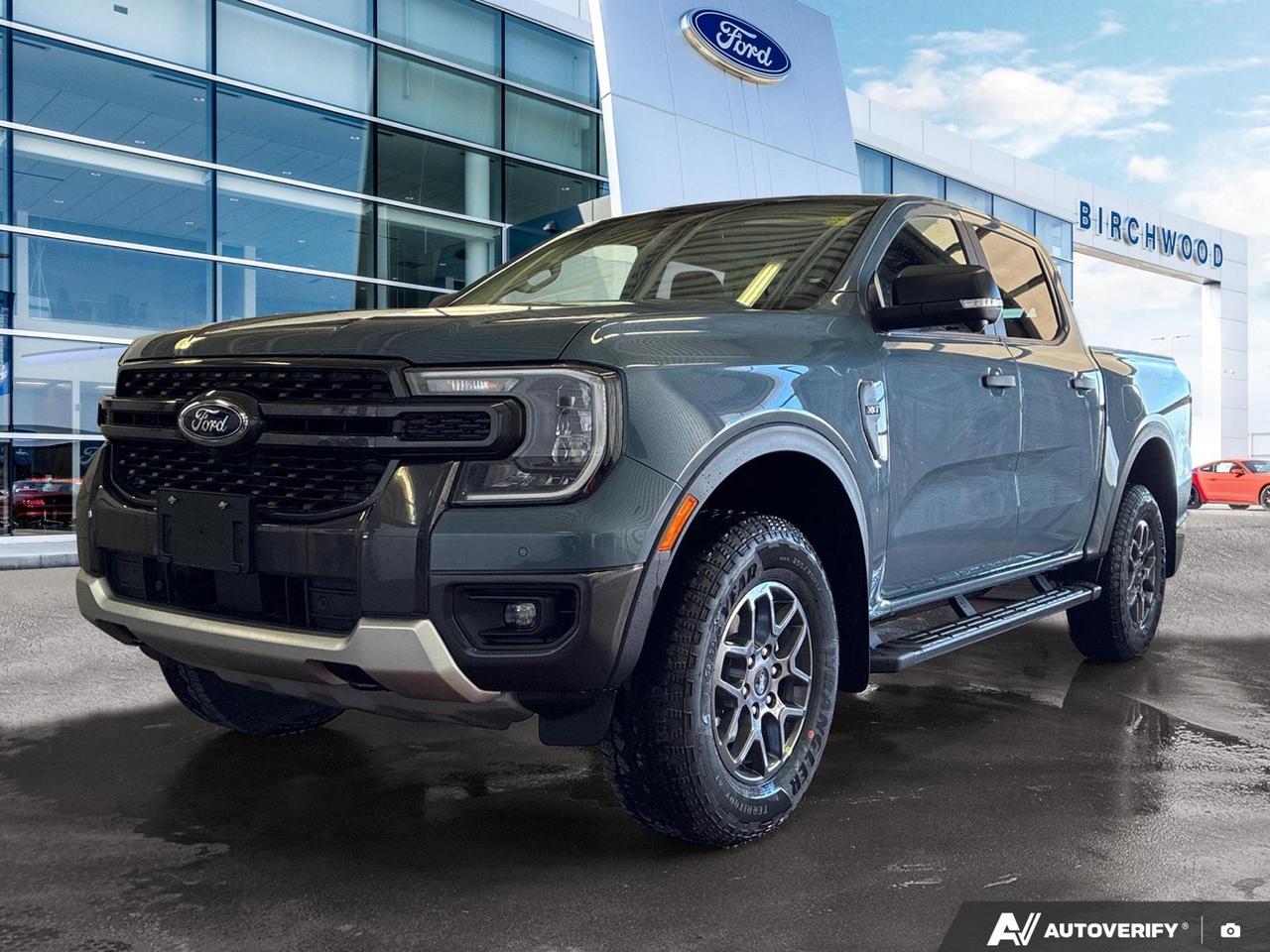 This 2025 Ford Ranger XLT is a rare opportunity  a demo unit with the 301A package, 2.7L EcoBoost V6, Advance Two Package, and FX4 Off-Road hardware already dialled in. With only 4,856 km on the clock, youre getting a near-new truck at clearance pricing, finished in a sharp Azure Grey Metallic Tri-Coat and built for those who work hard and drive harder.

- 2.7L 6-cylinder engine paired with an automatic transmission and part-time 4WD  serious capability on and off the pavement
- FX4 Off-Road Package for drivers who actually use their truck beyond the city limits
- Advance Two Package adds premium tech and driver-assist features above the standard XLT spec
- BLIS (Blind Spot Information System) with Trailer Tow Coverage  genuinely useful for hauling
- Collision Mitigation, Driver Monitoring Alert, and Reverse Brake Assist for confident daily driving
- Auto-dimming rearview mirror, automatic high-beams, and autolamp headlights for a more refined experience
- Deep tinted glass and full rear bench seating for 5 passengers in a crew cab layout
- Demo pricing on a 2025 model means youre getting current-generation hardware without the full new-vehicle price tag

Ready to take the next step? Visit Birchwood Ford online at www.birchwoodford.ca to reserve this Ranger, start your purchase, or book a test drive. Have questions? Our team is happy to walk you through everything  reach out and lets get you behind the wheel.
Birchwood Ford is your choice for New Ford vehicles in Winnipeg. 

At Birchwood Ford, we hold ourselves to the highest standard. Our number one focus is customer satisfaction which has awarded us the Ford of Canadas Presidents Award for 5 consecutive years. This honour is presented to Ford dealers that have proven outstanding results in Sales and Customer Service Excellence.

Are you a newcomer to Canada, recent graduate, first time car buyer or physically challenged? Ask us about our exclusive rebates and how they may apply to you.
 
Interested in seeing/hearing more? Book a test drive or give us a call at (204) 661-9555 and we can help you with whatever you need!

Dealer permit #4454
Dealer permit #4454