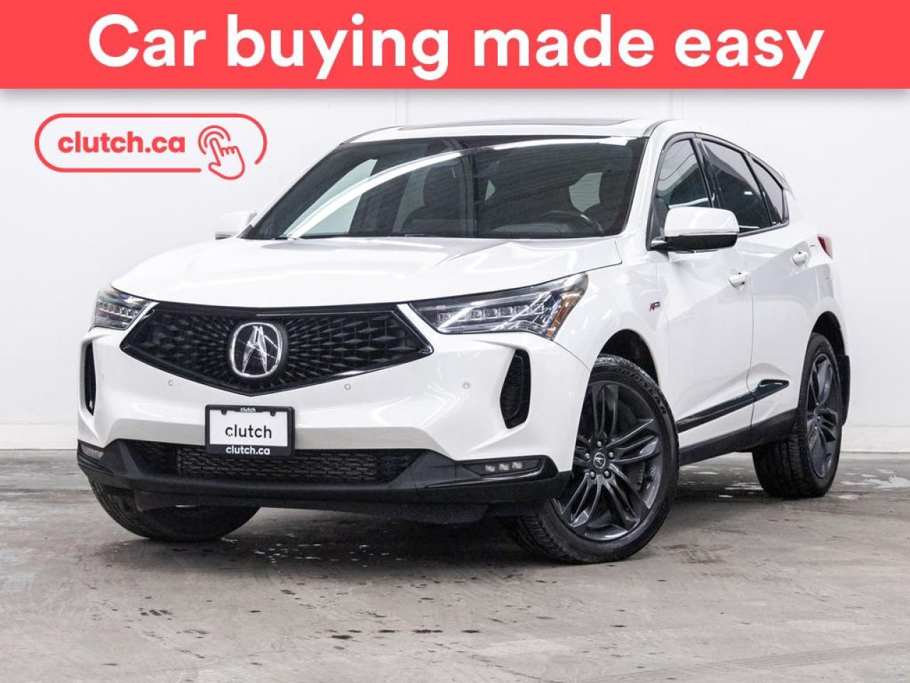 Used 2022 Acura RDX A-Spec AWD w/ Apple CarPlay & Android Auto, Power Sunroof, Rearview Camera for sale in Toronto, ON