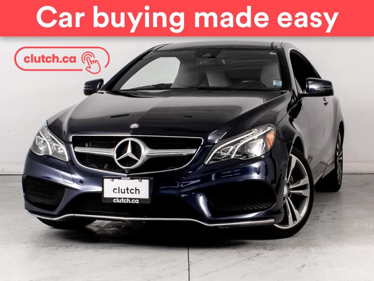 Used 2016 Mercedes-Benz E400 4MATIC 4MATIC w/ Sunroof, Heated Seats, Rearview Cam for sale in Bedford, NS
