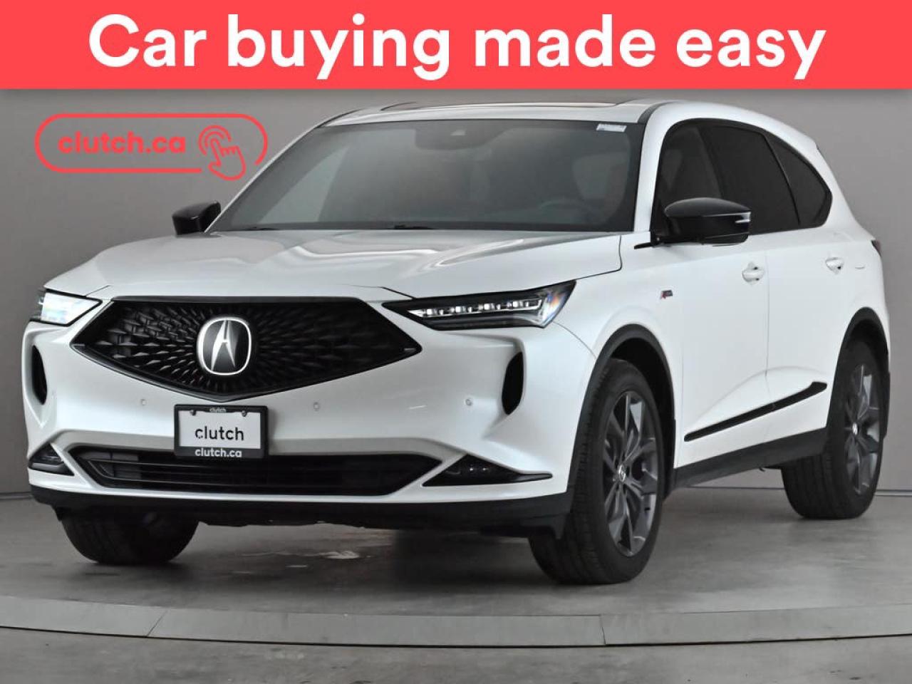 Used 2022 Acura MDX SH-AWD w/ A-Spec Pkg. w/ Apple CarPlay, Heated Front Seats, Rearview Cam for sale in Toronto, ON