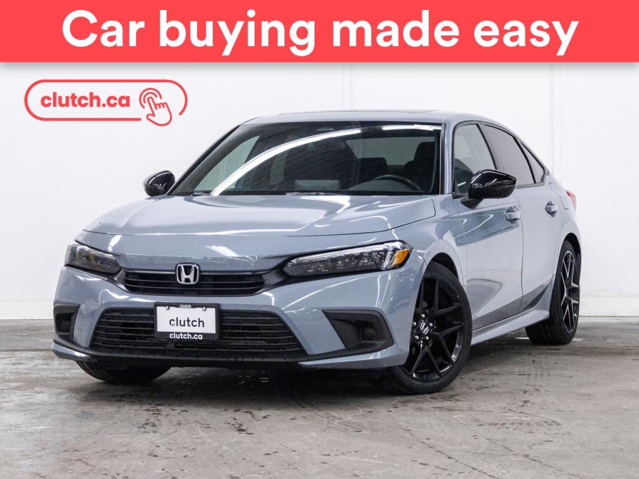 Used 2023 Honda Civic Sport w/ Apple CarPlay & Android Auto, Heated Steering Wheel, Sunroof for sale in Toronto, ON