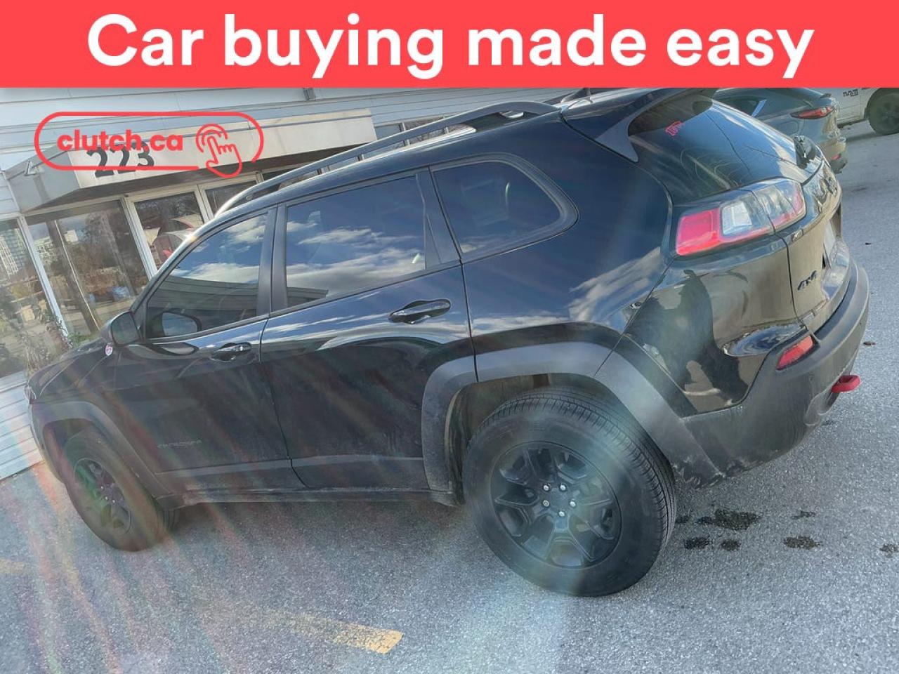 Used 2019 Jeep Cherokee Trailhawk 4x4 w/Apple CarPlay & Android Auto, Heated Front Seats, Backup Cam for sale in Toronto, ON