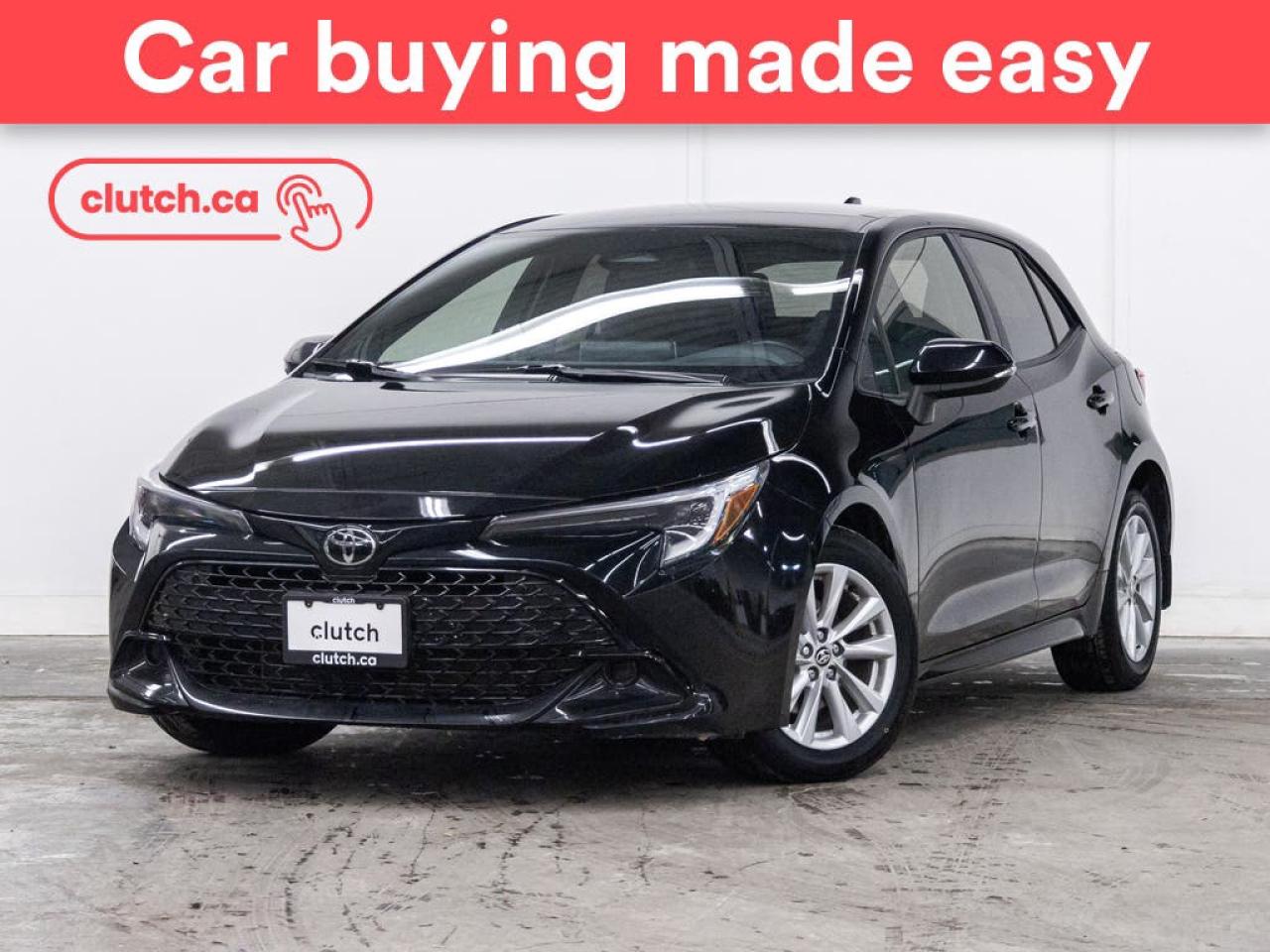 Used 2024 Toyota Corolla Hatchback Base CVT w/ SE Plus pkg w/ Apple CarPlay & Android Auto, Heated Front Seats, Rearview Cam for sale in Toronto, ON