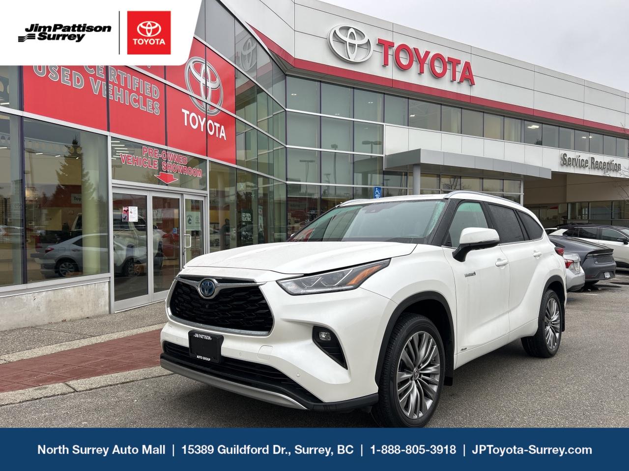 Used 2021 Toyota Highlander HYBRID Limited AWD for sale in Surrey, BC