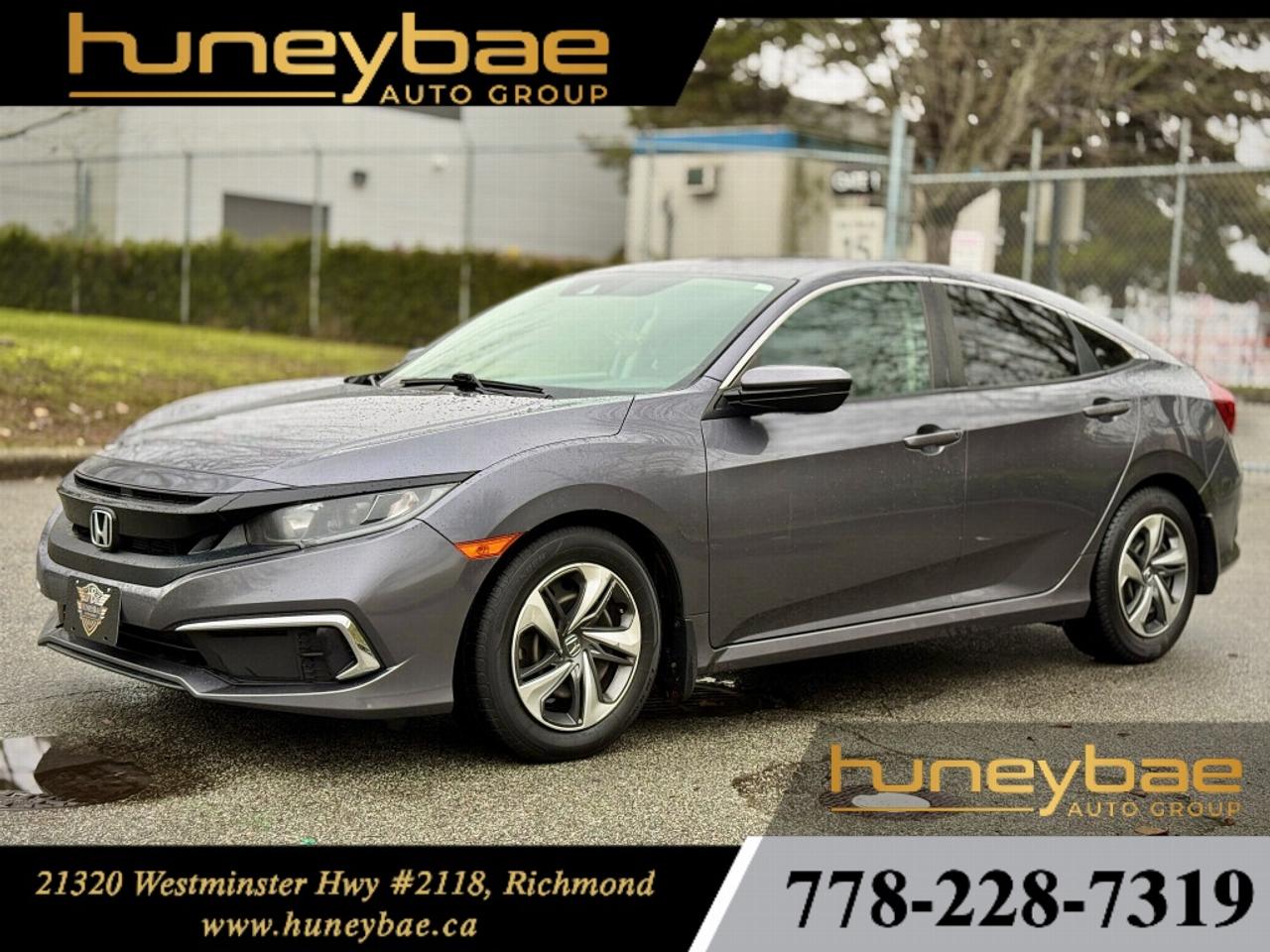 <p><strong>2021 Honda Civic Sedan LX CVT | LOW KMS | RELIABLE & EFFICIENT</strong></p>
<p>Fresh Trade | Rare Find<br />Clean Title<br />Low Kilometres</p>
<p>&nbsp;</p>
<p>Reliable, efficient, and fully equipped &mdash; this is a compact sedan ready to handle all your driving needs.</p>
<p>Key Features & Highlights:<br />Low KMs<br />Reliable & Efficient<br />Fuel-Efficient Engine<br />CVT Automatic Transmission<br />Fabric Interior<br />Digital Instrument Cluster<br />Large Touchscreen Display<br />Apple CarPlay & Android Auto<br />Backup Camera<br />Adaptive Cruise Control<br />Lane Assist</p>
<p>Climate Control</p>
<p>Practical, efficient, and packed with technology &mdash; ready for its next owner.</p>
<p>Viewings by appointment only<br />Call or email to book your private viewing.</p>
<p>Stock # HB438<br />Dealer License # 50529</p>
<p>Don&rsquo;t like your current car?<br />New to Canada?<br />No credit / Bad credit?<br />High interest rate?</p>
<p>Call or Text: 778-228-7319<br />WE WILL GET YOU APPROVED (conditions apply)</p>
<p>Disclaimer: All used vehicles are subject to a $995 documentation fee plus applicable taxes. Pricing may vary depending on vehicle and lender.</p>