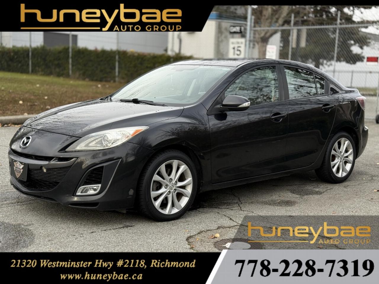 <h3 data-start=114 data-end=169>2010 Mazda Mazda3 GT | Fresh Trade | Rare Find</h3>
<p data-start=171 data-end=248><strong data-start=174 data-end=201>Fresh Trade | Rare Find</strong><br data-start=201 data-end=204 />  <strong data-start=207 data-end=222>Clean Title</strong><br data-start=222 data-end=225 /> <strong data-start=228 data-end=246>Low Kilometres</strong></p>
<p data-start=250 data-end=428><strong data-start=250 data-end=280>Key Features & Highlights:</strong><br data-start=280 data-end=283 /> &bull; Leather Seats<br data-start=298 data-end=301 /> &bull; Sunroof<br data-start=310 data-end=313 /> &bull; Alloy Wheels<br data-start=327 data-end=330 /> &bull; Heated Front Seats<br data-start=350 data-end=353 /> &bull; Cruise Control<br data-start=369 data-end=372 /> &bull; Memory Seats<br data-start=386 data-end=389 /> &bull; Sporty, Reliable & Comfortable Ride</p>
<p data-start=430 data-end=487><strong data-start=432 data-end=485>Well maintained and ready for immediate delivery.</strong></p>
<p data-start=489 data-end=578><strong data-start=492 data-end=524>Viewings by appointment only</strong><br data-start=524 data-end=527 /> <strong data-start=530 data-end=576>Call or email to book your private viewing</strong></p>
<p data-start=580 data-end=628><strong data-start=580 data-end=591>Stock #</strong> HB455<br data-start=597 data-end=600 /> <strong data-start=600 data-end=620>Dealer License #</strong> 50529</p>
<p data-start=630 data-end=736>Don&rsquo;t like your current car?<br data-start=661 data-end=664 /> New to Canada?<br data-start=681 data-end=684 /> No credit / Bad credit?<br data-start=709 data-end=712 /> High interest rate?</p>
<p data-start=738 data-end=827><strong data-start=741 data-end=758>Call or Text:</strong> 778-228-7319<br data-start=771 data-end=774 /> <strong data-start=776 data-end=804>WE WILL GET YOU APPROVED</strong> (conditions apply)</p>
<p>&nbsp;</p>
<p data-start=829 data-end=978>Disclaimer: All used vehicles are subject to a $995 documentation fee plus applicable taxes. Pricing may vary depending on vehicle and lender.</p>