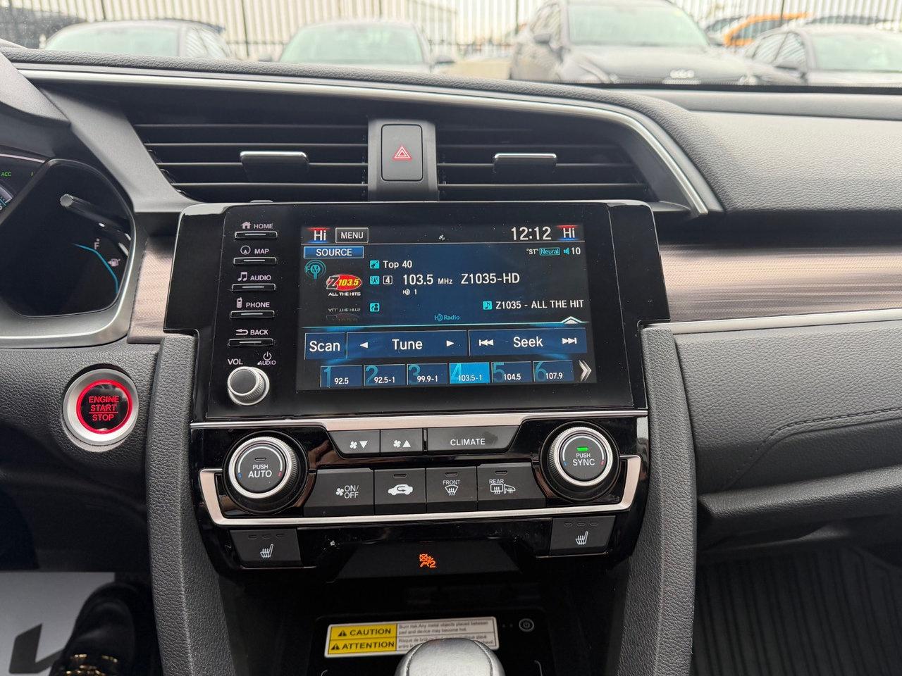 2019 Honda Civic Sedan Touring Pkg.   Remote Engine Starter, Heated Seats Photo