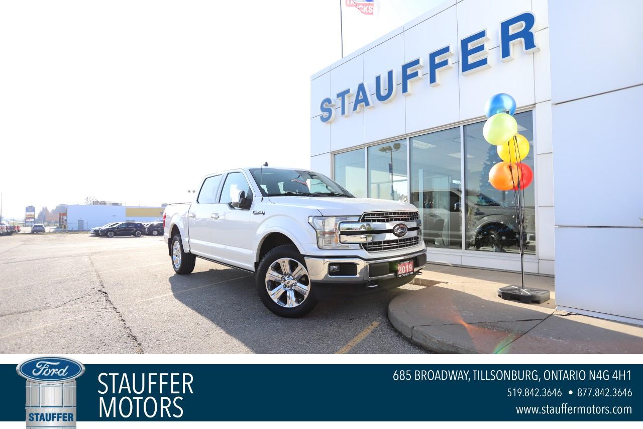 Used 2019 Ford F-150 Lariat 4WD SuperCrew 5.5' Box for sale in Tillsonburg, ON