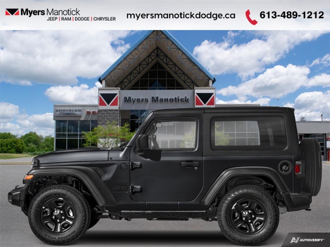 New 2025 Jeep Wrangler Sport  - Freedom Top for sale in Ottawa, ON