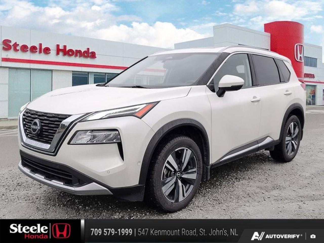 New Price!Certification Program Details: This Pre-owned vehicle has undergone a 150+ point inspection. Completed with a fresh oil change, Professional detail and full tank of gas. Free CARFAX provided. Backed by 30 day dealer guarantee.2023 Nissan Rogue Platinum White 4D Sport Utility AWD 1.5L DOHC CVTIf you are looking for a sporty sedan, truck, crossover or anything in between, you can be sure to get a great pre-owned vehicle at Steele Honda.Our Core Values are aligned with how we conduct business and how we cultivate success. We believe in doing the right thing, with integrity and transparency. We are committed to excellence and delivering the best experience for customers and employees.