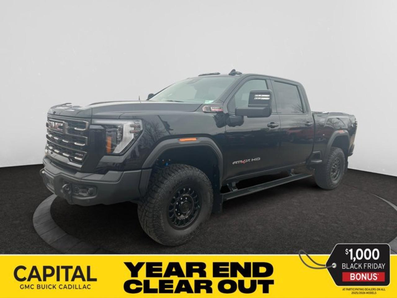 This 2026 GMC Sierra 2500HD in Onyx Black is equipped with 4WD and Turbocharged Diesel V8 6.6L/ engine.Check out this vehicles pictures, features, options and specs, and let us know if you have any questions. Helping find the perfect vehicle FOR YOU is our only priority.P.S...Sometimes texting is easier. Text (or call) 306-801-9090 for fast answers at your fingertips!Dealer License #914248Disclaimer: All prices are plus taxes & fees. See dealer for Details. Dealer Permit # 914248 See dealer for Details.