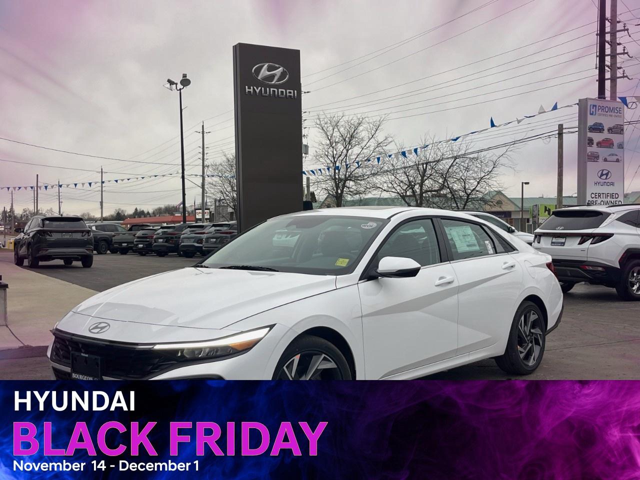 New 2026 Hyundai Elantra Hybrid Luxury Sedan for sale in Midland, ON