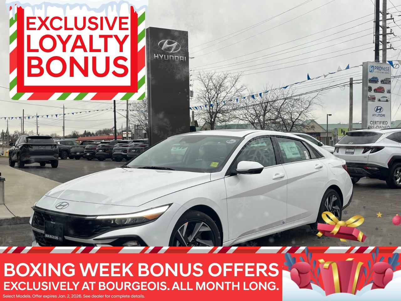 New 2026 Hyundai Elantra Hybrid Luxury Sedan for sale in Midland, ON