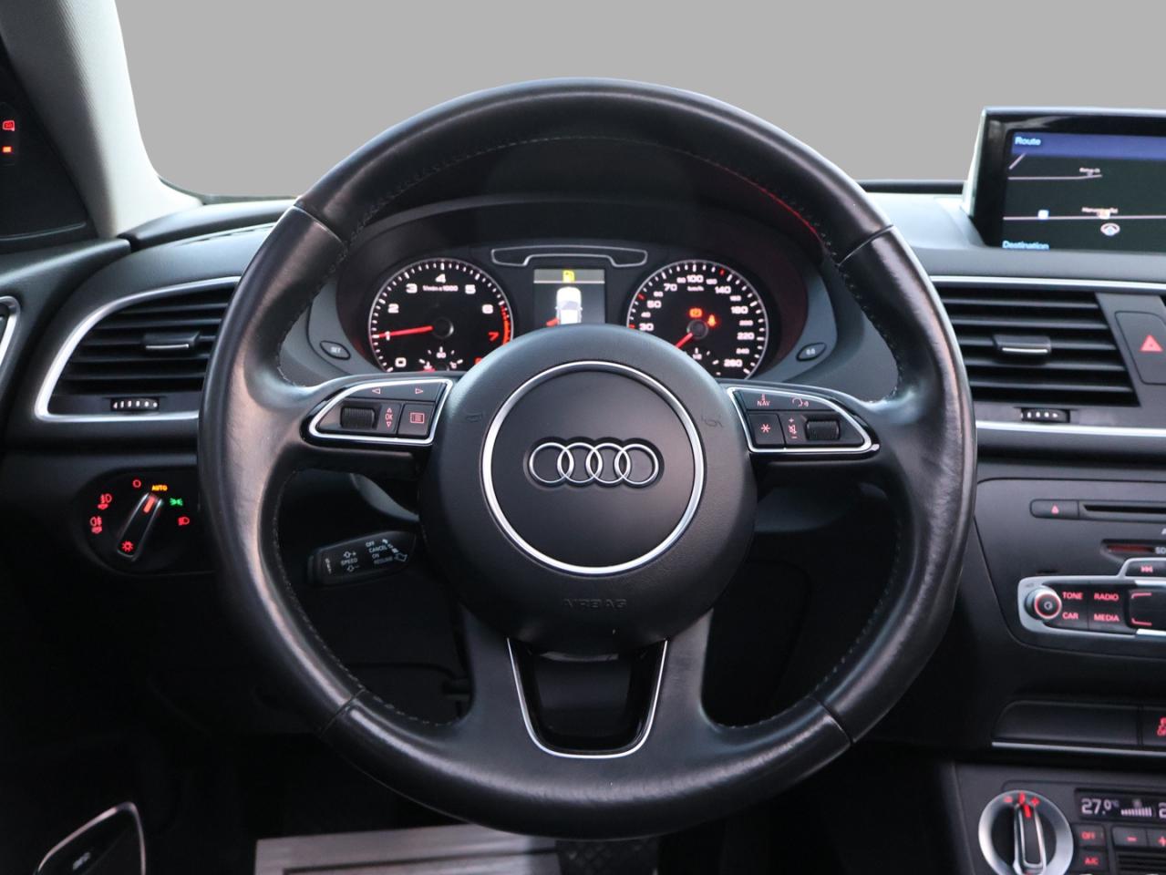 2015 Audi Q3 TECHNK AWD CERTIFIED CAMERA NAV BLUETOOTH HEATED LEATHER  P.ROOF P.SENSORS B.SPOT CRUISE ALLOYS - Photo #9
