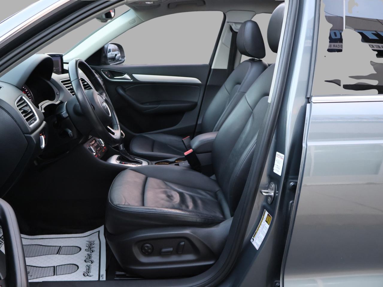 2015 Audi Q3 TECHNK AWD CERTIFIED CAMERA NAV BLUETOOTH HEATED LEATHER  P.ROOF P.SENSORS B.SPOT CRUISE ALLOYS - Photo #14