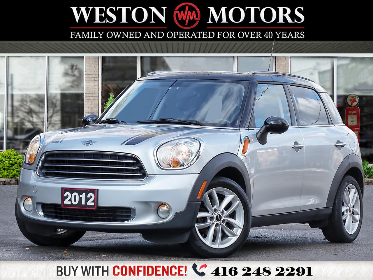 2012 MINI Cooper Countryman 6 SPEED MANUAL*LEATHER*MOON ROOF*BT*HEATED SEATS Photo0