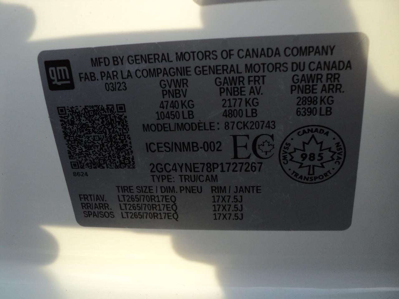 2023 Chevrolet Silverado 2500 HD LT CrewCab 4WD 6.6L8cylGas 6'7"Box 159"WB Photo