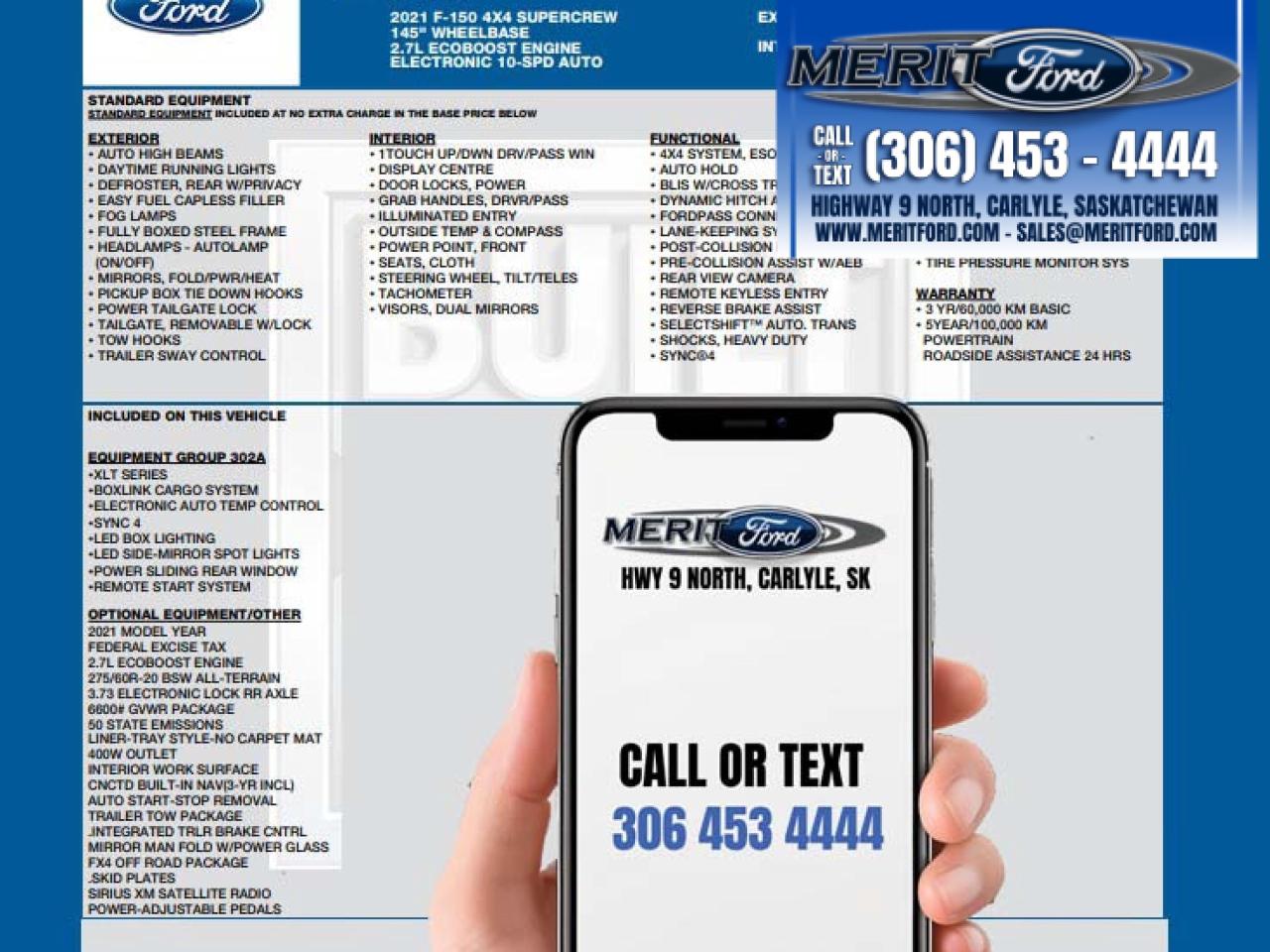 2021 Ford F-150 XLT 2.7L, 302A, Sport Appearance Photo4