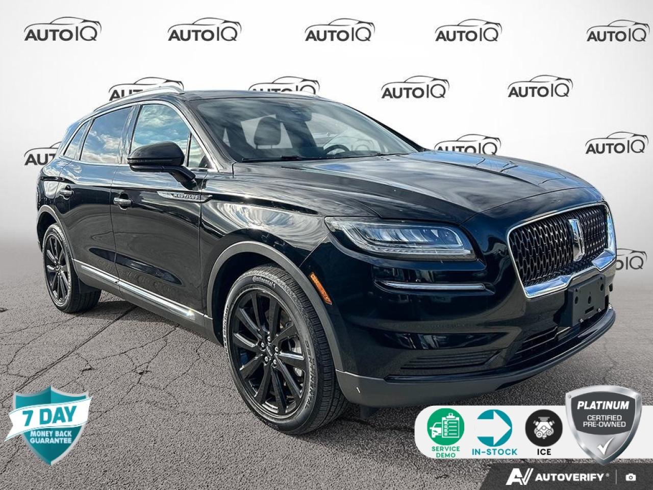 Used 2023 Lincoln Nautilus Reserve Equipment Group 200A|INFINITE BLACK METALLIC|EBONY/ROAST PERF LEATHER SEATS|2.0L I4 ECO ENG|8-SPD AUTO|MONOCHROMATIC PKG|CARGO ACCESSORIES/MAT PKG|18 MINI SPARE WHEEL W/TIRE|ROOF RACK SIDE RAILS|EQUIP for sale in Oakville, ON