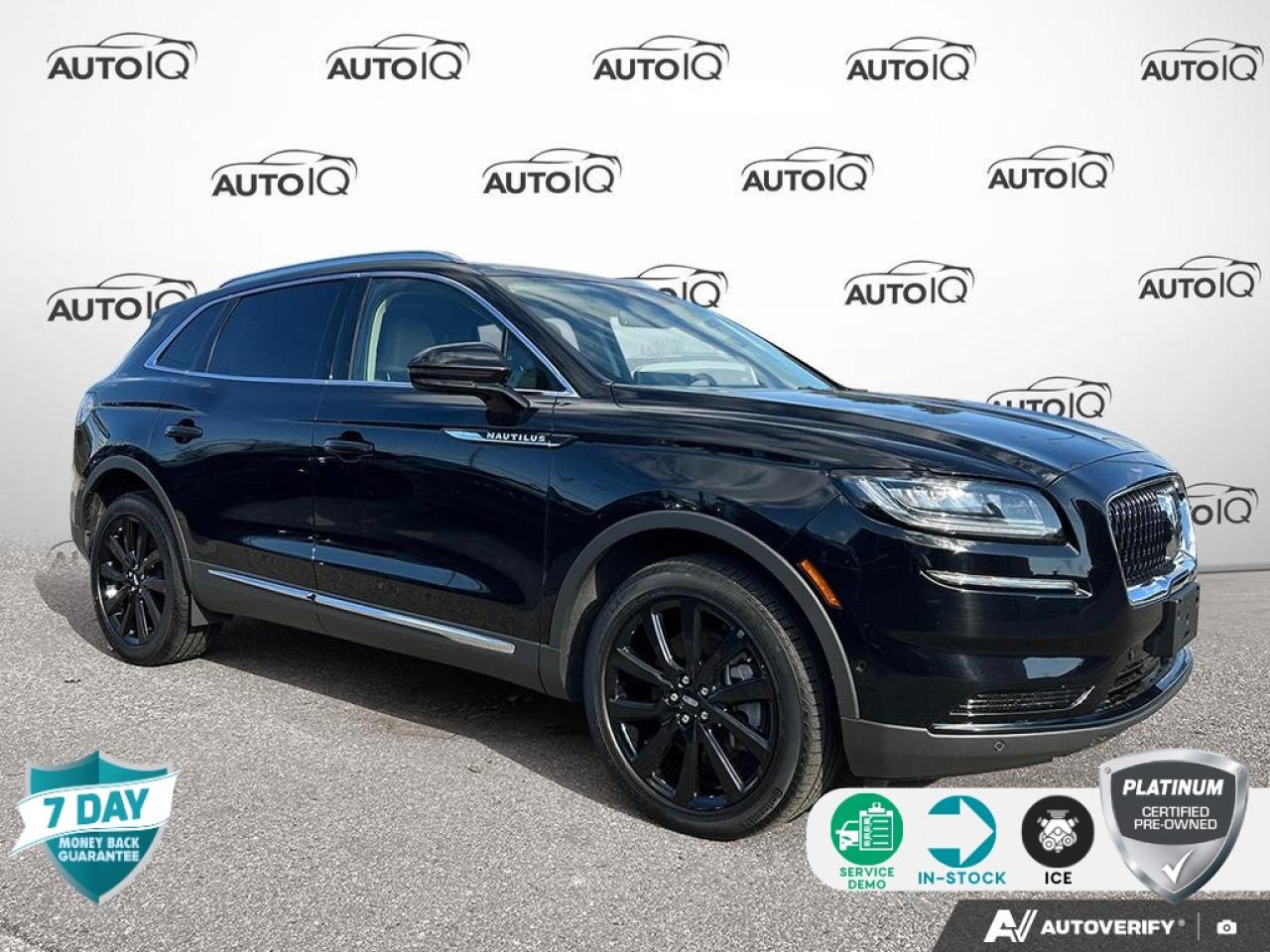 Used 2023 Lincoln Nautilus Reserve Equipment Group 201A|INFINITE BLACK METALLIC|SANDSTONE PERF LEATHER SEATS|2.7L GTDI V6|8-SPD SELECTSHIFT AUTO TRANS|MONOCHROMATIC PKG|CARGO ACCESSORIES/MAT PKG|18 MINI SPARE WHEEL W/TIRE|ROOF RACK SID for sale in Oakville, ON