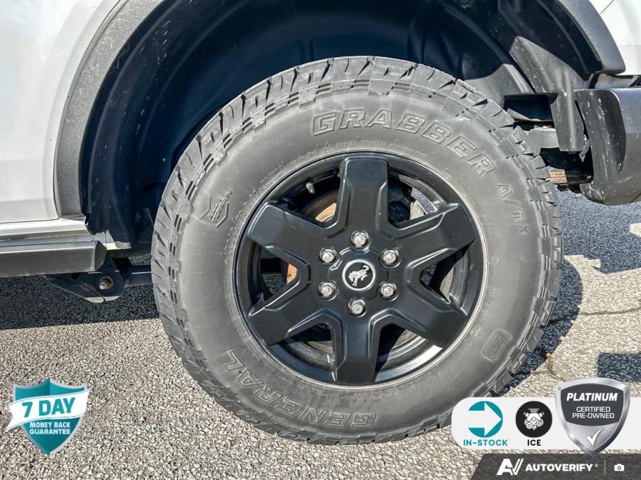 2022 Ford Bronco Black Diamond 332A | ACCIDENT FREE | 17 GLOSS WHLS Photo