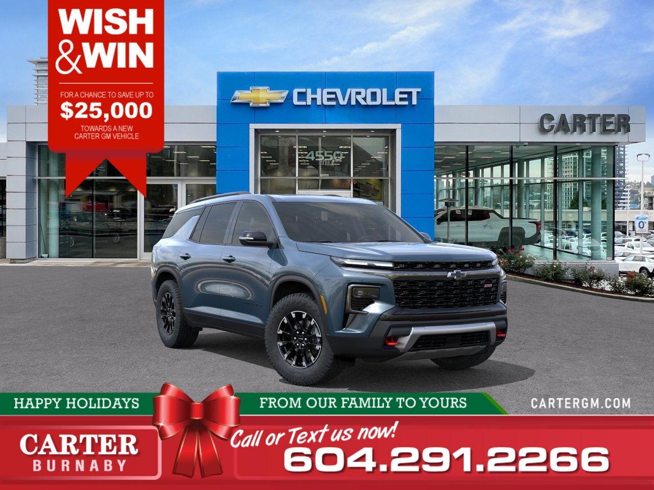 New 2026 Chevrolet Traverse Z71 AWD | 2.5L TURBO/SUNROOF/PWR SEAT/PWR LIFTGATE for sale in Burnaby, BC