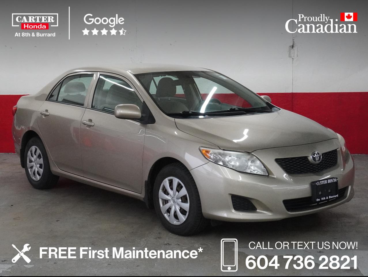 Used 2009 Toyota Corolla CE AUTO, CENTRAL LOCKS, A/C, ABS BRAKES for sale in Vancouver, BC