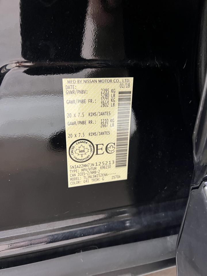 2018 Nissan Murano AWD PLATINUM Photo