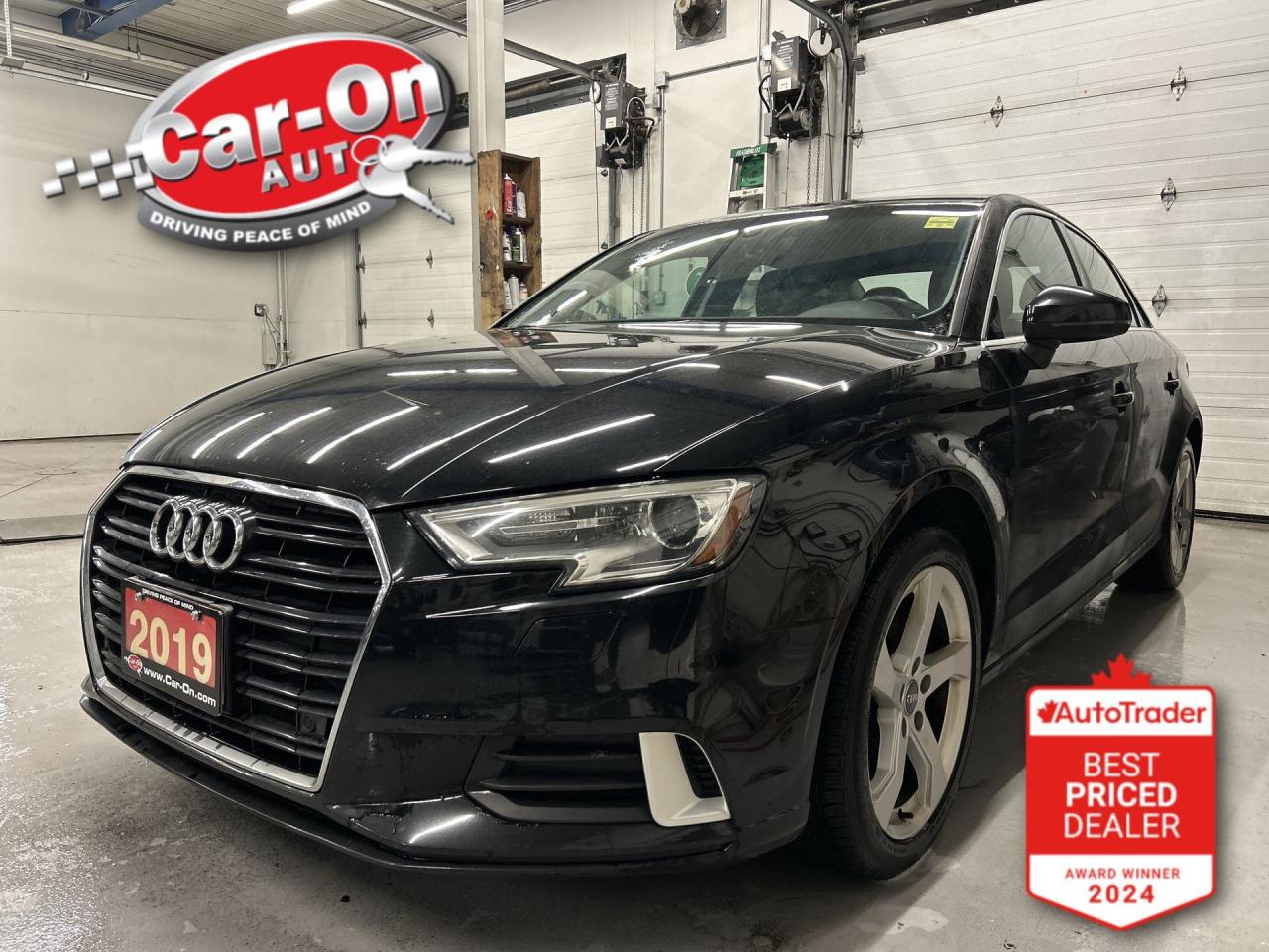 2019 Audi A3 HTD LEATHER | SUNROOF | 17IN ALLOYS | PARK SENSORS Photo0