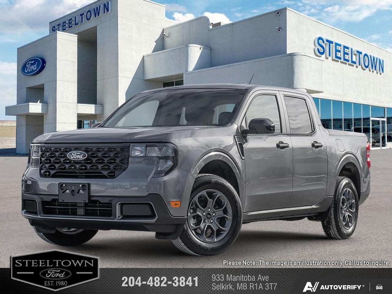 <b>FordPass Connect,  Apple CarPlay,  Android Auto,  Pre-Collision Assist,  Lane Keep Assist!</b><br> <br> <br> <br>We value your TIME, we wont waste it or your gas is on us!   We offer extended test drives and if you cant make it out to us we will come straight to you!<br> <br>  The 2026 Ford Maverick adapts seamlessly from city commutes to light-haul missions with savvy usability and refined character. <br> <br>The 2026 Ford Maverick balances the utility of a pickup with the size and maneuverability tailored for daily use and light-duty tasks. Inside, the cabin features thoughtful materials, simple modern tech and seating designed to support every passenger comfortably. With its versatile footprint, confident styling and Fords reputation for dependability, the Maverick stands out as a smart choice for lifestyle-driven truck buyers.<br> <br> This Carbonized Grey Metallic Crew Cab 4X4 pickup   has an Automatic transmission and is powered by a  250HP 2.0L 4 Cylinder Engine.<br> <br> Our Mavericks trim level is XLT. This hybrid pickup blends efficiency and versatility, pairing a lithium-ion battery with regenerative braking and a 1,500 kg maximum payload to handle both daily drives and demanding tasks with ease. Inside, it features a spacious cabin with cloth bucket seats, a 13.2 SYNC 4 touchscreen, wireless Apple CarPlay and Android Auto, SiriusXM, Bluetooth, 5G Wi-Fi hotspot, and smart storage solutions for both passengers and gear. Safety is prioritized with Pre-Collision Assist with pedestrian detection, lane-keeping aid, driver monitoring, cross-traffic mitigation, multiple airbags including curtain and knee protection, rear child safety locks, and Fords advanced stability and traction systems for confident driving in all conditions. This vehicle has been upgraded with the following features: FordPass Connect,  Apple CarPlay,  Android Auto,  Pre-Collision Assist,  Lane Keep Assist,  Lane Departure Warning. <br><br> View the original window sticker for this vehicle with this url <b><a href=http://www.windowsticker.forddirect.com/windowsticker.pdf?vin=3FTTW8JA9TRA10323 target=_blank>http://www.windowsticker.forddirect.com/windowsticker.pdf?vin=3FTTW8JA9TRA10323</a></b>.<br> <br>To apply right now for financing use this link: <a href=http://www.steeltownford.com/?https://CreditOnline.dealertrack.ca/Web/Default.aspx?Token=bf62ebad-31a4-49e3-93be-9b163c26b54c&La target=_blank>http://www.steeltownford.com/?https://CreditOnline.dealertrack.ca/Web/Default.aspx?Token=bf62ebad-31a4-49e3-93be-9b163c26b54c&La</a><br><br> <br/>    5.49% financing for 84 months.  Incentives expire 2026-02-02.  See dealer for details. <br> <br>Family owned and operated in Selkirk for 35 Years.  <br>Steeltown Ford is located just 20 minutes North of the Perimeter Hwy, with an onsite banking center that offers free consultations. <br>Ask about our special dealer rates available through all major banks and credit unions.<br>Dealer retains all rebates, plus taxes, govt fees and Steeltown Protect Plus.<br>Steeltown Ford Protect Plus includes:<br>- Life Time Tire Warranty <br>Dealer Permit # 1039<br><br><br> Come by and check out our fleet of 90+ used cars and trucks and 140+ new cars and trucks for sale in Selkirk.  o~o